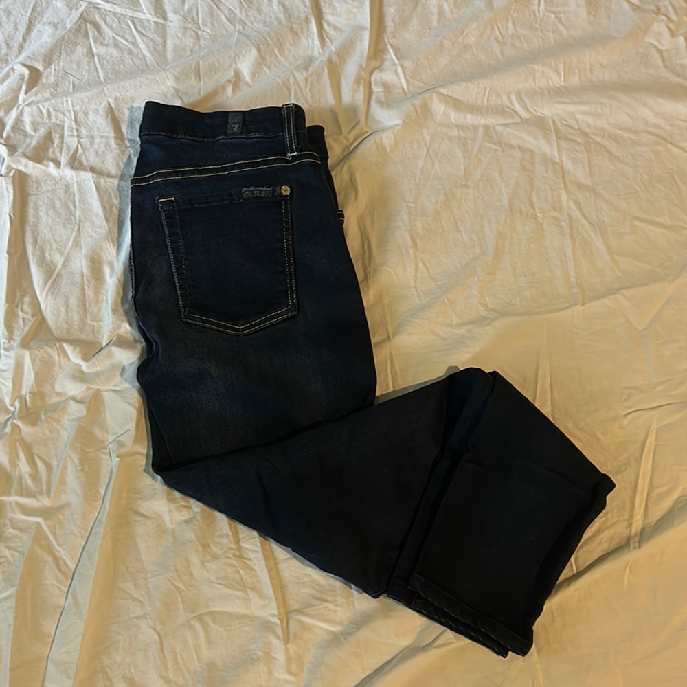 dark blue skinny jeans